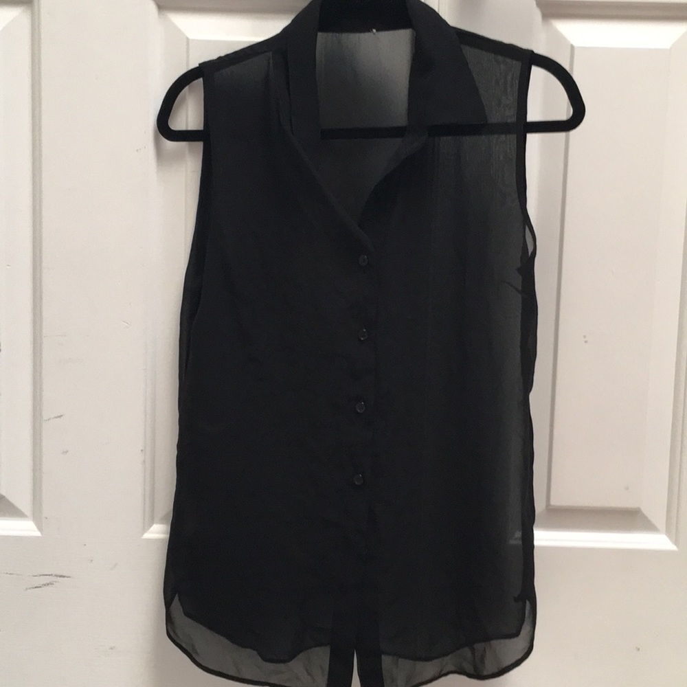 Sheer button up Blouse